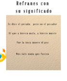 el refrán y su significado