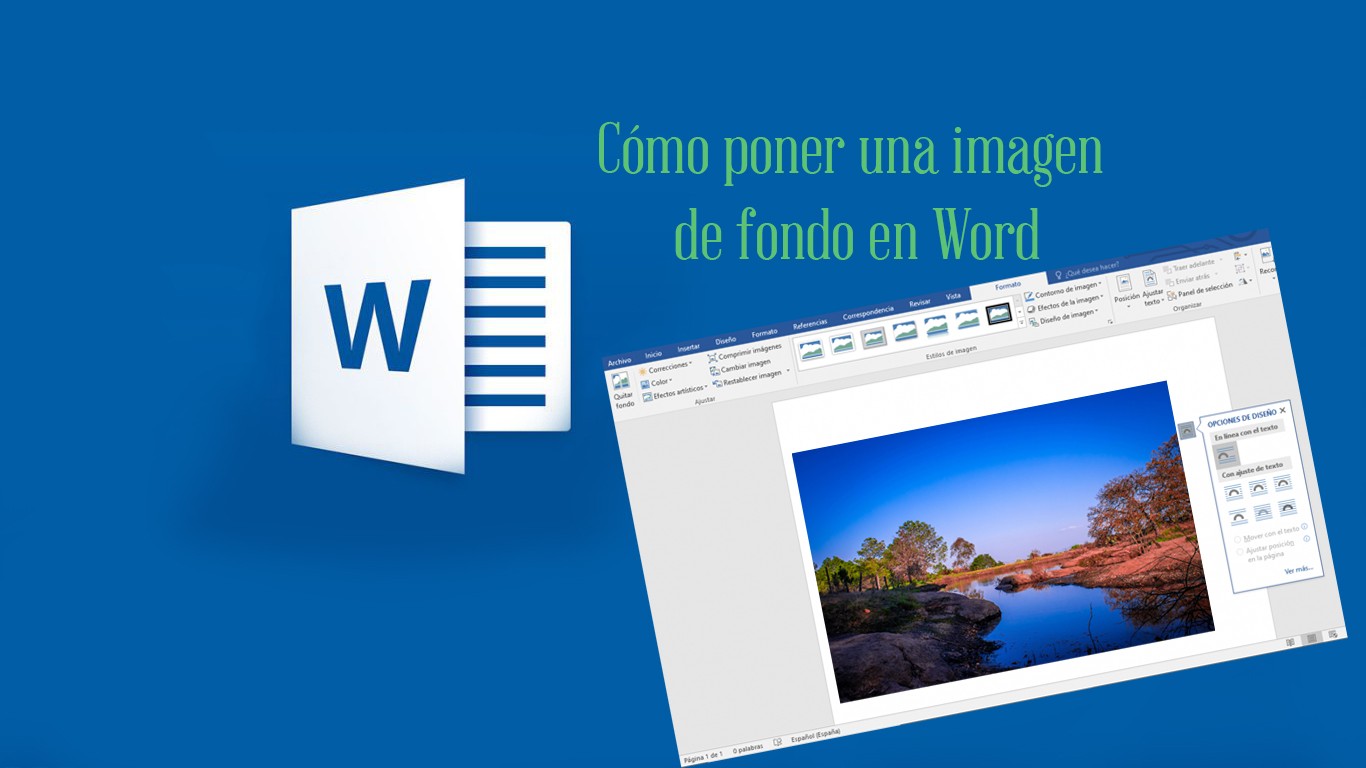 Como Poner Fondo En Word Cómo poner una imagen de fondo en Word - El Mundo Geek 🥇